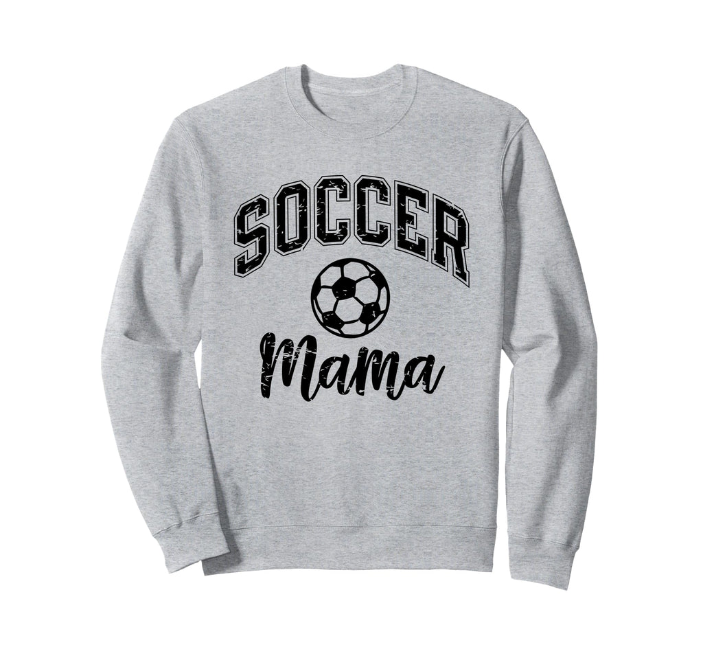 Soccer Mom Life Distressed Sweatshirt - Minimalist Print Men Women - T-Shirt, Sweatshirt, Hoodie