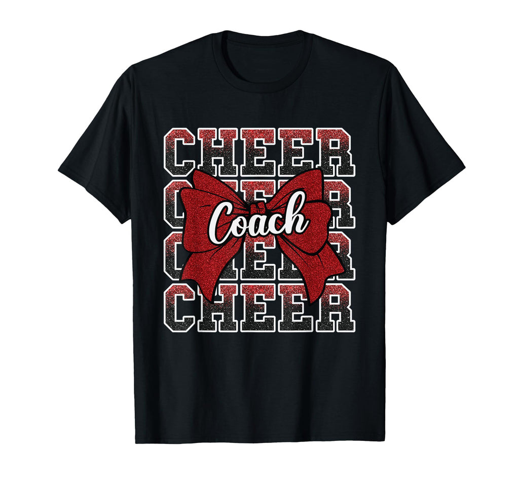 Red Funny Sport Loud Proud Cheer Coach T-Shirt - Unique Graphic for Adults - T-Shirt, Sweatshirt, Hoodie