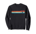70S Rainbow Stripe Las Vegas Sign Sweatshirt - Unique Graphic for Adults - T-Shirt, Sweatshirt, Hoodie