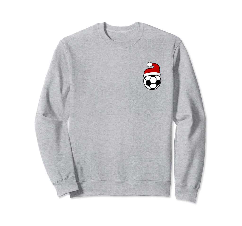Soccer Football Santa Hat Sweatshirt - Trendy Graphic Unisex - T-Shirt, Sweatshirt, Hoodie