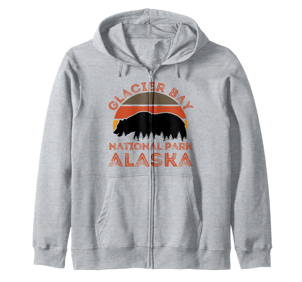 Glacier Bay National Park Alaska Usa Hoodie - Novelty Apparel Men Women - T-Shirt, Sweatshirt, Hoodie