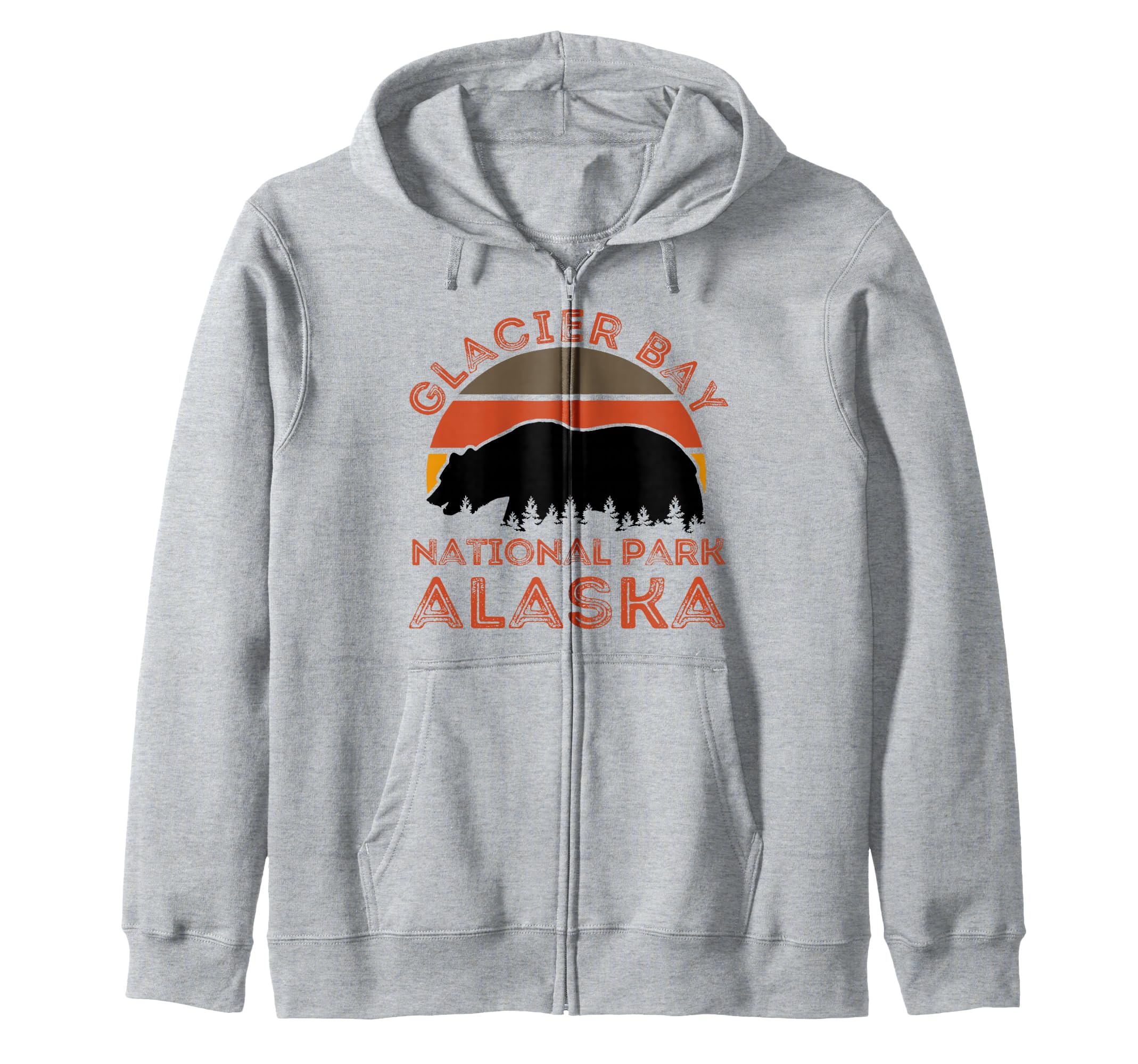 Glacier Bay National Park Alaska Usa Hoodie - Novelty Apparel Men Women - T-Shirt, Sweatshirt, Hoodie