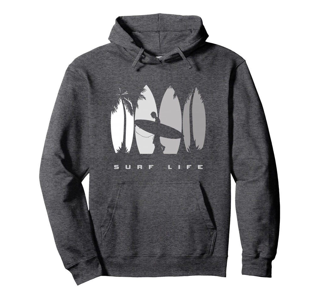 Surfing Surfer Surf Hoodie - Aesthetic Graphic Men Women - T-Shirt, Sweatshirt, Hoodie