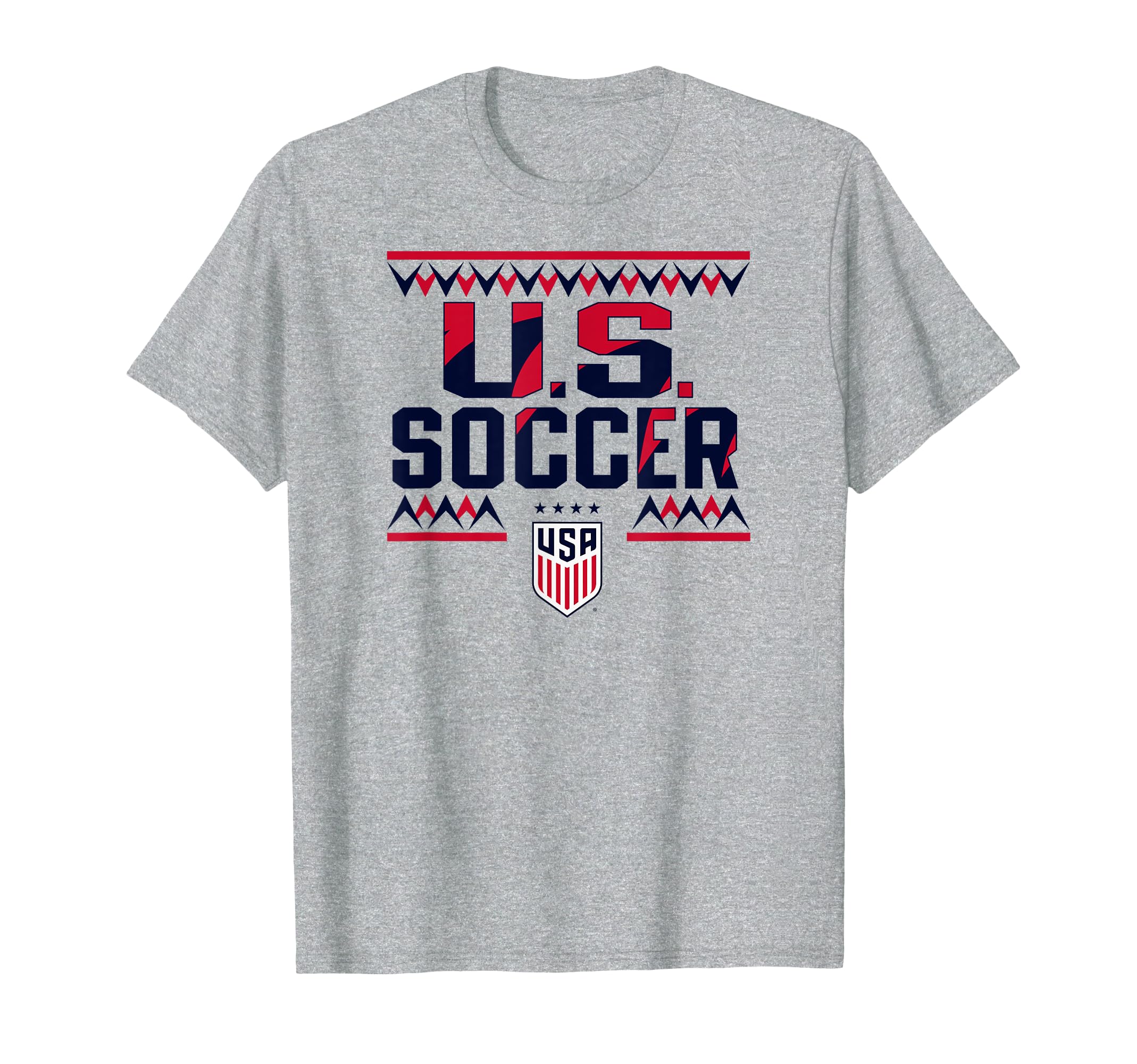 U S Soccer Sharktooth Gray Uswnt T-Shirt - Unique Graphic Men Women - T-Shirt, Sweatshirt, Hoodie