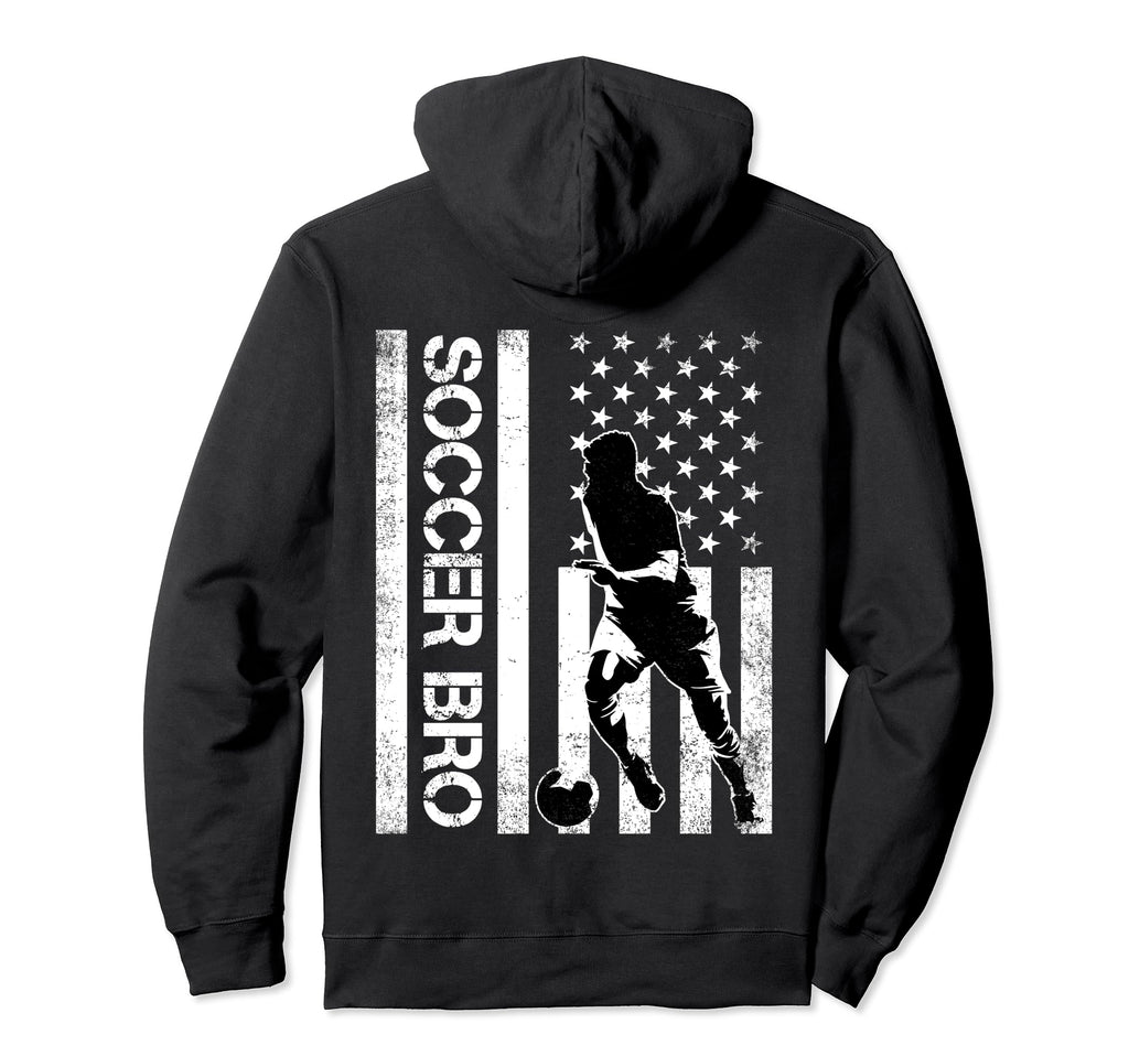 Soccer Brother Soccer Family Usa Hoodie - Minimalist Print for Adults - T-Shirt, Sweatshirt, Hoodie
