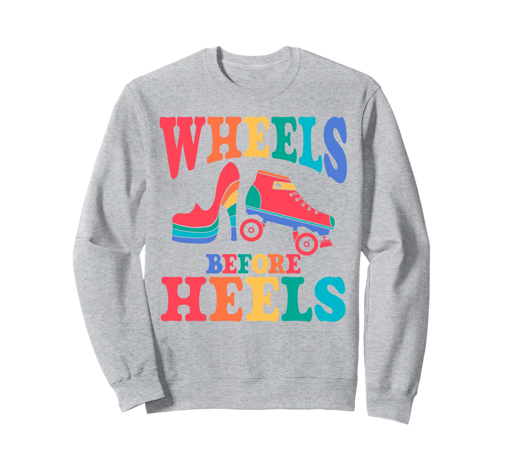 Roller Skating Skate 1970S Wheels Sweatshirt - Streetwear Style Unisex - T-Shirt, Sweatshirt, Hoodie
