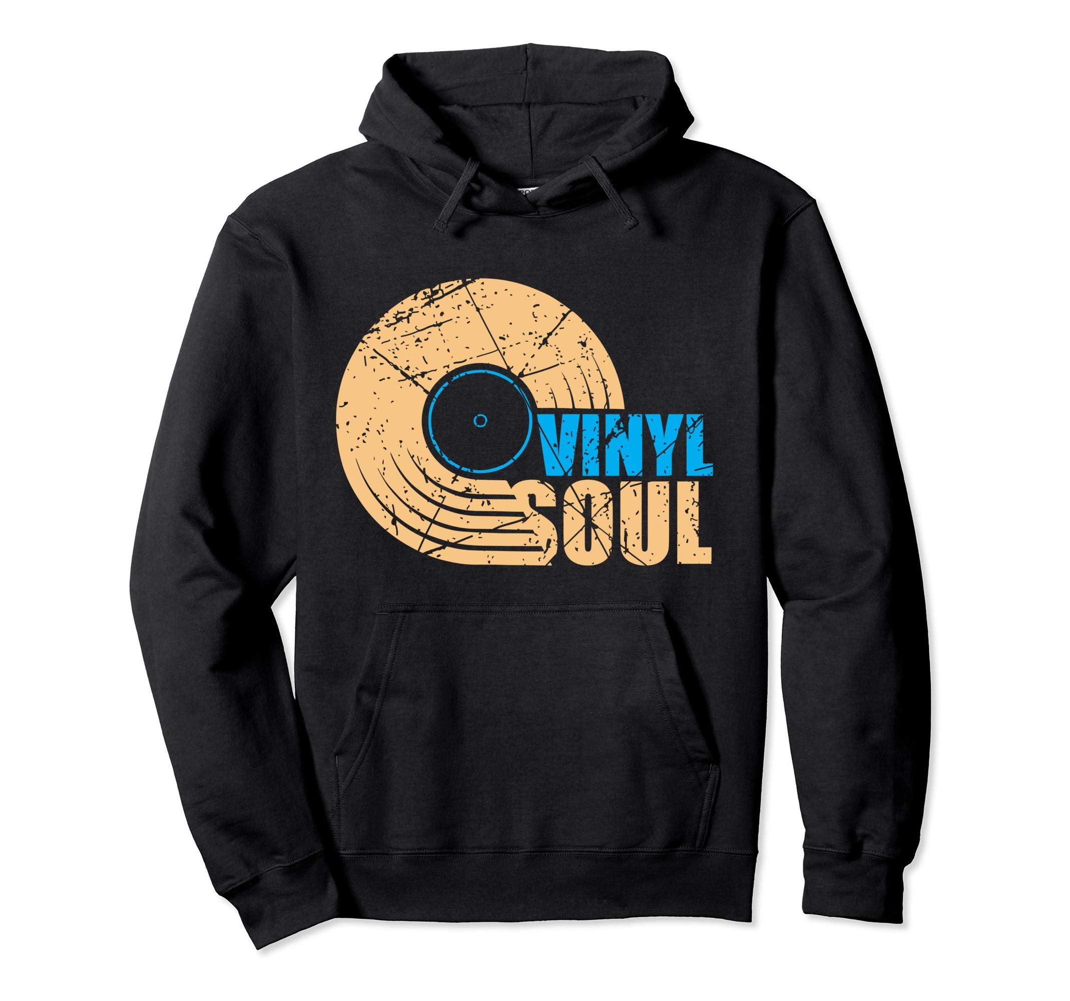 Vinyl Soul Old School Dj Turntables Lp Hoodie - Custom Art Print Unisex - T-Shirt, Sweatshirt, Hoodie