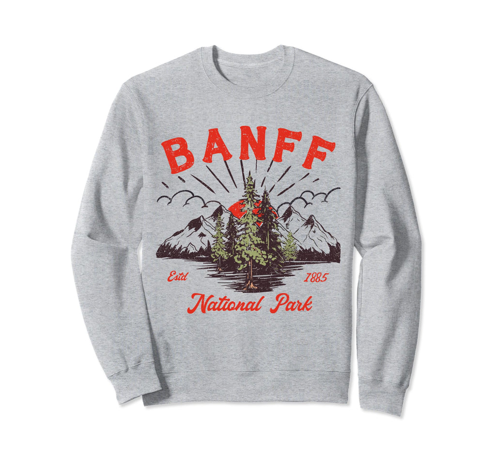 Banff Canadian National Park Sweatshirt - Graphic Print for Adults - T-Shirt, Sweatshirt, Hoodie