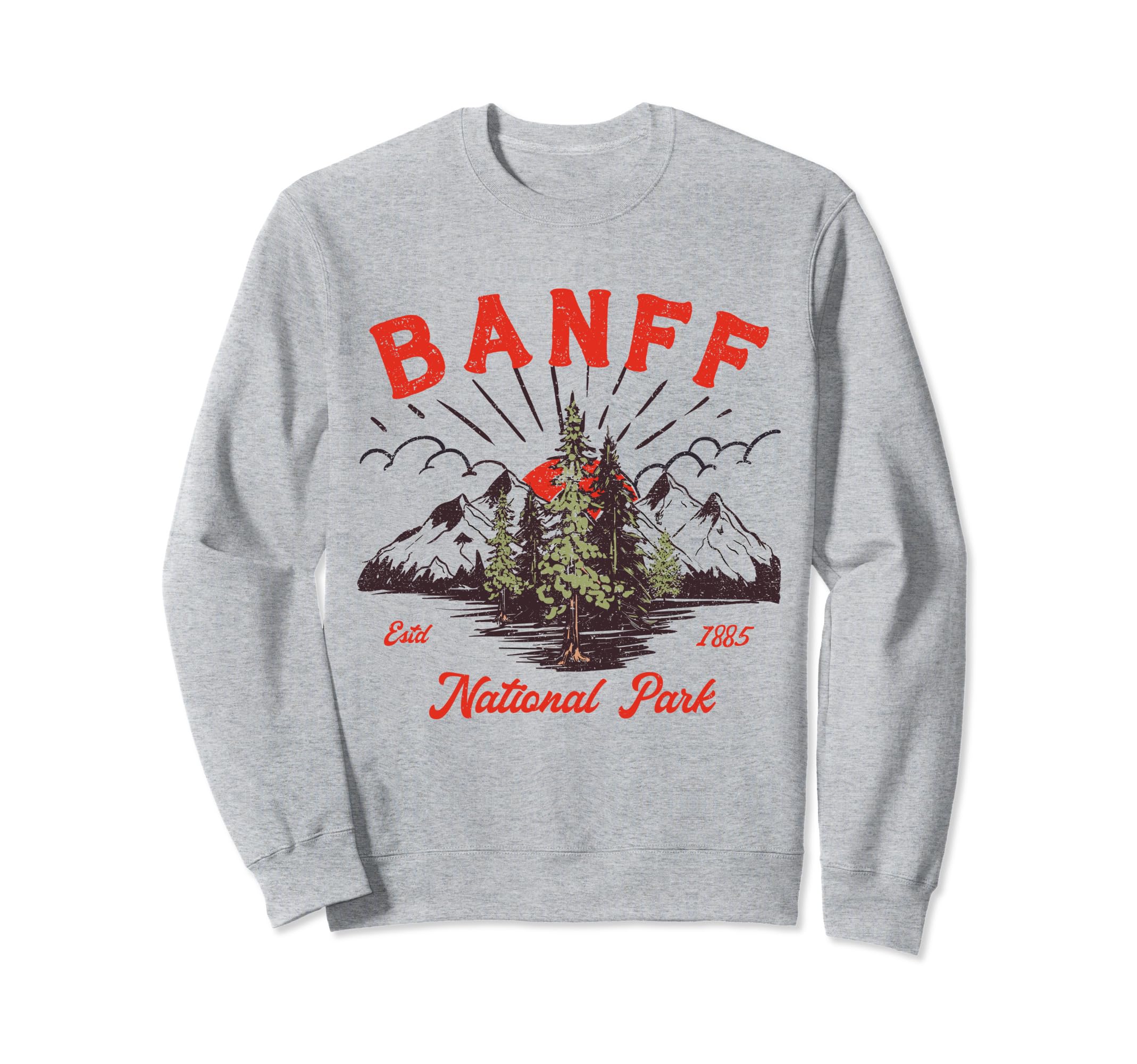 Banff Canadian National Park Sweatshirt - Graphic Print for Adults - T-Shirt, Sweatshirt, Hoodie