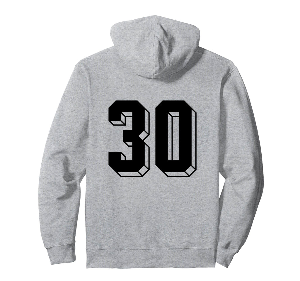 Number 30 Backside 80S 90S Team Jersey Hoodie - Novelty Apparel Men Women - T-Shirt, Sweatshirt, Hoodie