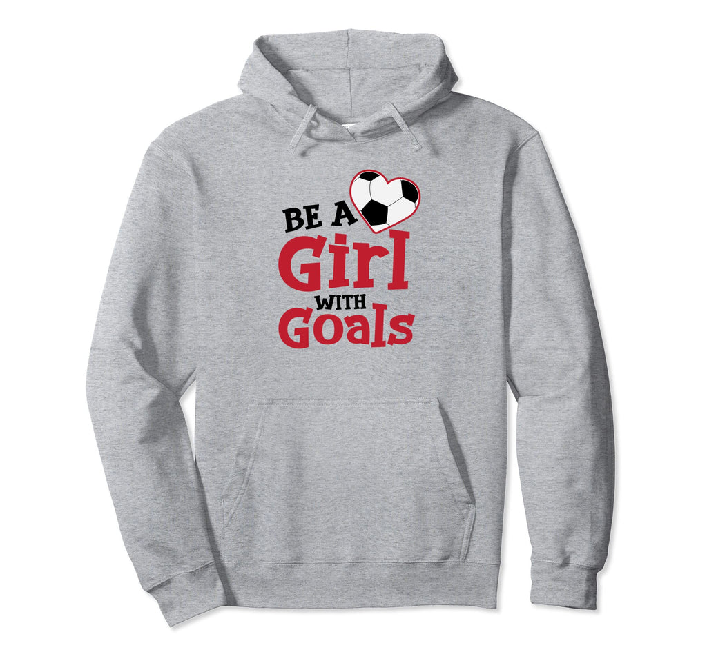 Be Heart Shaped Soccer Teenager Hoodie - Fun Novelty Design Unisex - T-Shirt, Sweatshirt, Hoodie