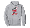 Be Heart Shaped Soccer Teenager Hoodie - Fun Novelty Design Unisex - T-Shirt, Sweatshirt, Hoodie