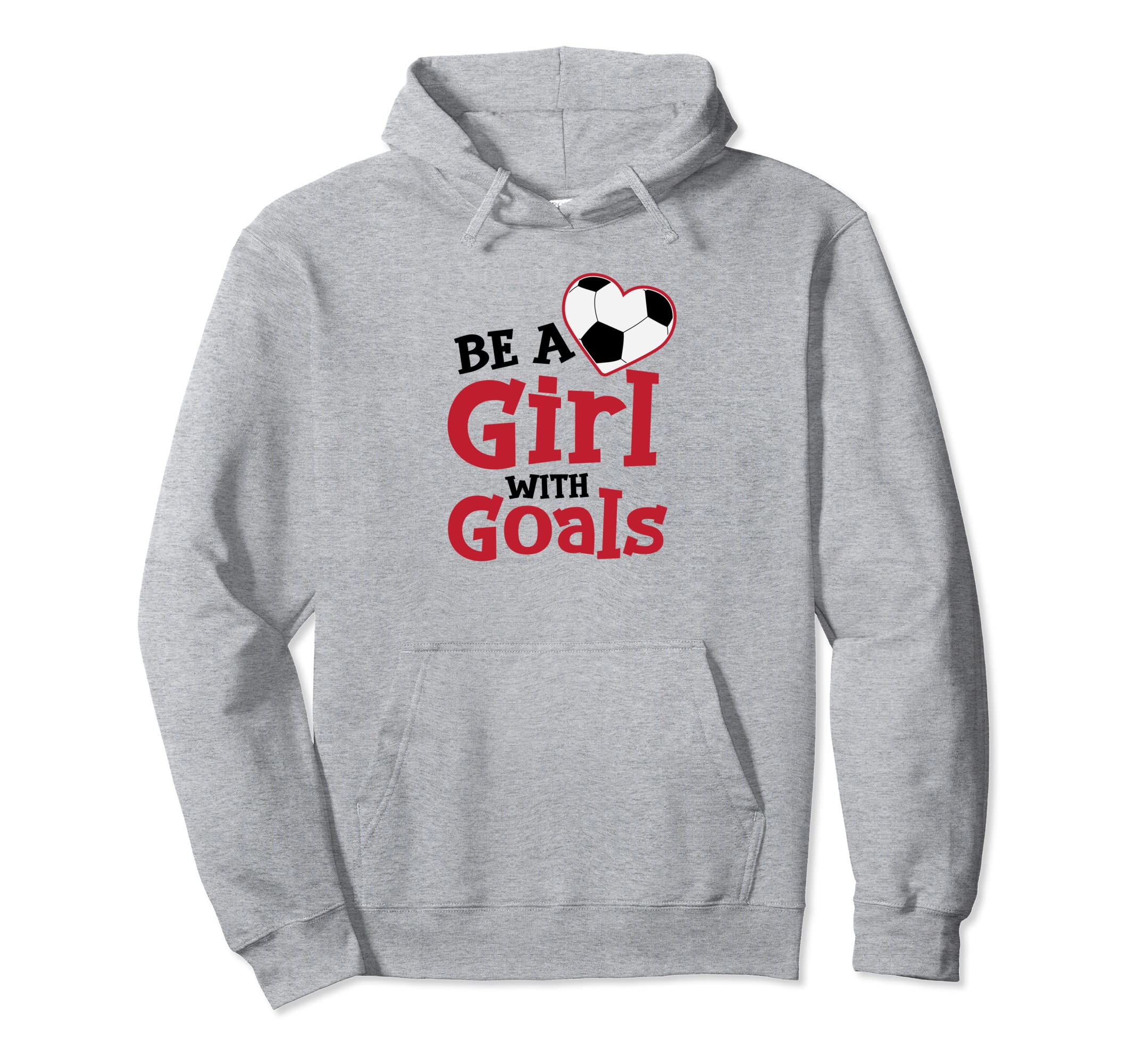 Be Heart Shaped Soccer Teenager Hoodie - Fun Novelty Design Unisex - T-Shirt, Sweatshirt, Hoodie