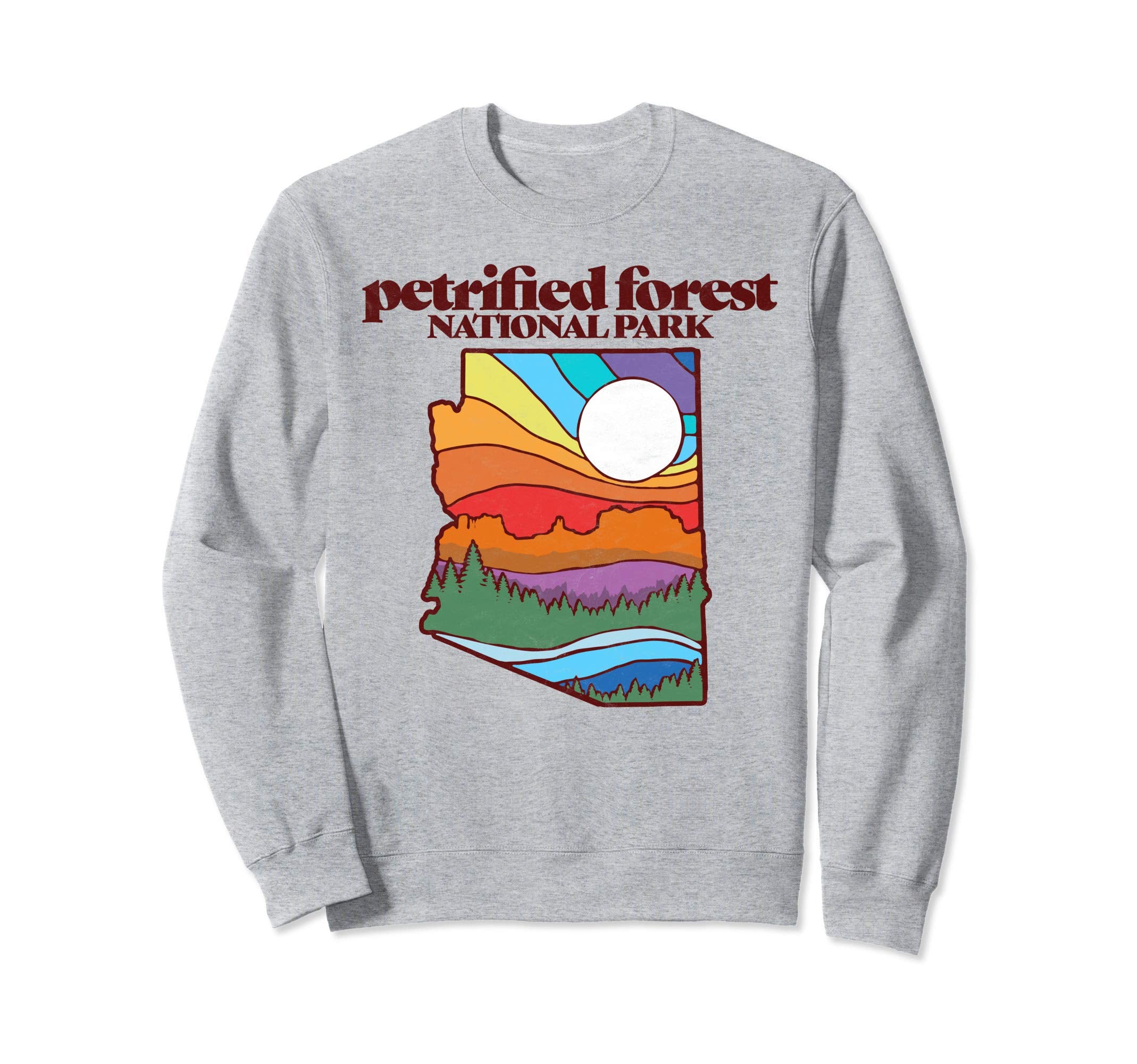 Petrified Forest National Park Sweatshirt - Unique Graphic for Adults - T-Shirt, Sweatshirt, Hoodie