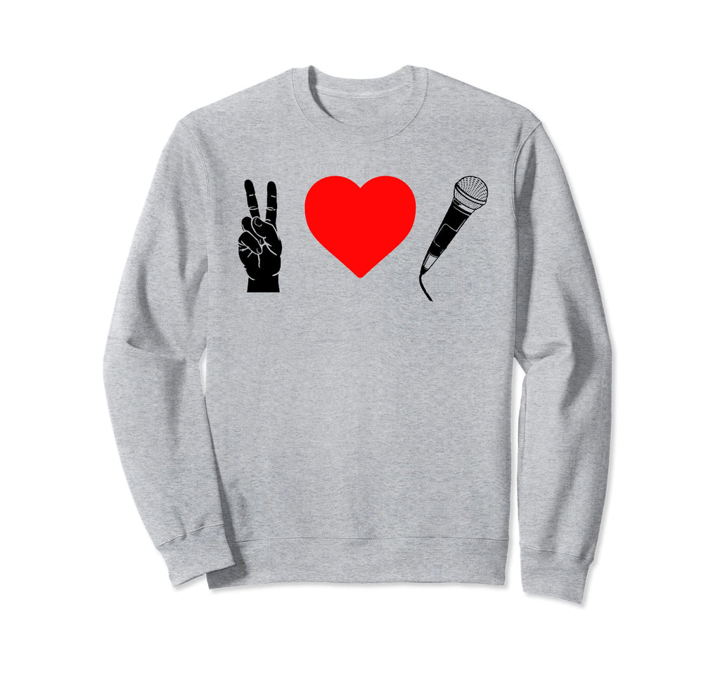 Peace Love Hip Hop Old School Rap Sweatshirt - Aesthetic Graphic Unisex - T-Shirt, Sweatshirt, Hoodie