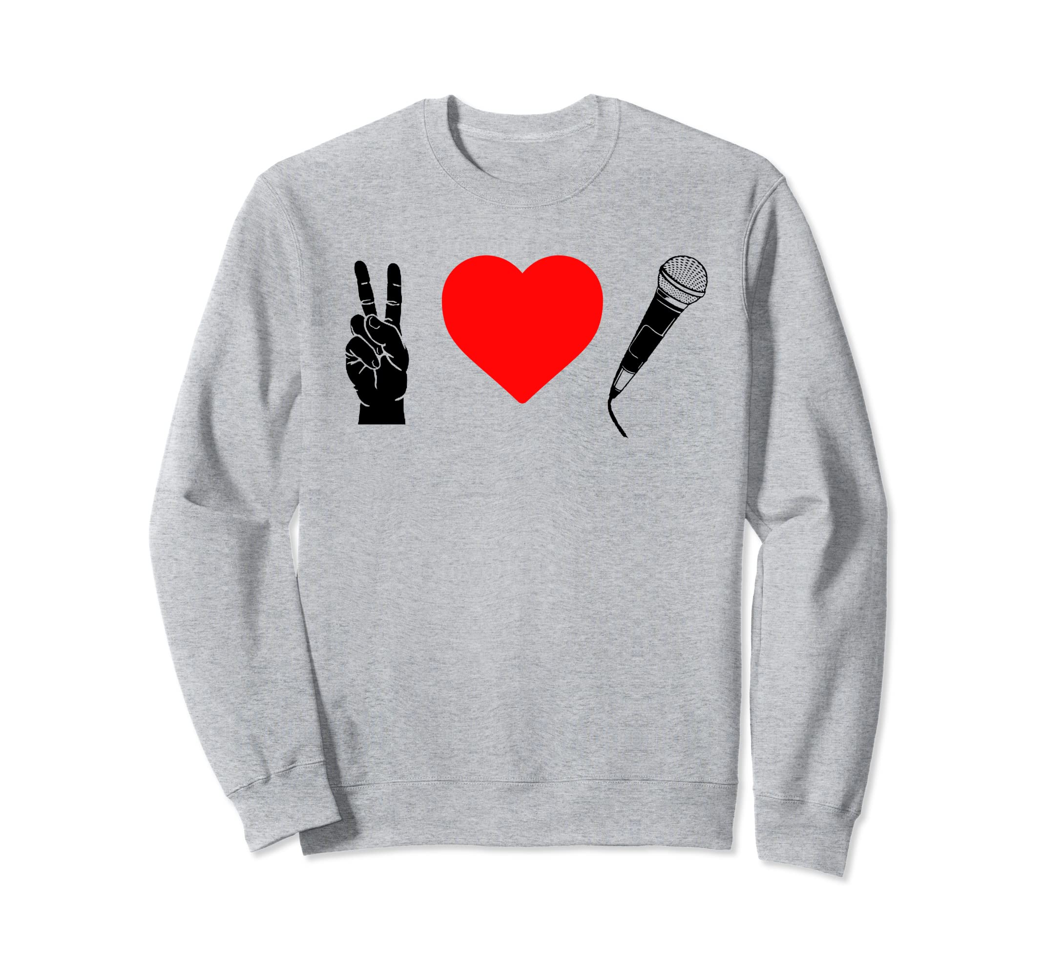 Peace Love Hip Hop Old School Rap Sweatshirt - Aesthetic Graphic Unisex - T-Shirt, Sweatshirt, Hoodie