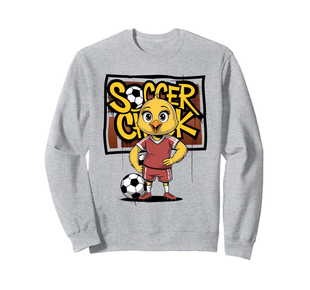 Soccer Chick Soccer Player Soccer Sweatshirt - Novelty Apparel Men Women - T-Shirt, Sweatshirt, Hoodie