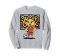Soccer Chick Soccer Player Soccer Sweatshirt - Novelty Apparel Men Women - T-Shirt, Sweatshirt, Hoodie