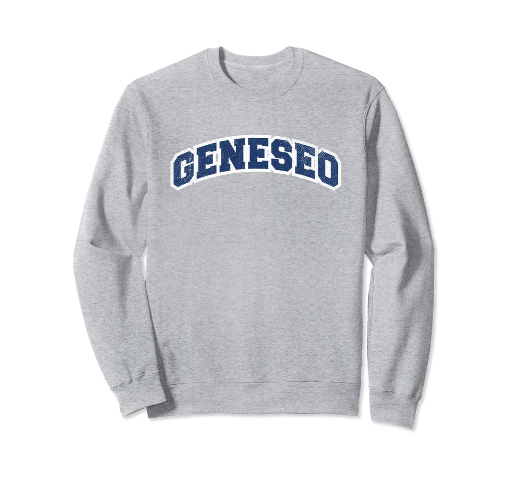 Geneseo New York Varsity Sweatshirt - Unique Graphic for Adults - T-Shirt, Sweatshirt, Hoodie