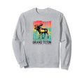 Grand Teton National Park Sweatshirt - Minimalist Print for Adults - T-Shirt, Sweatshirt, Hoodie