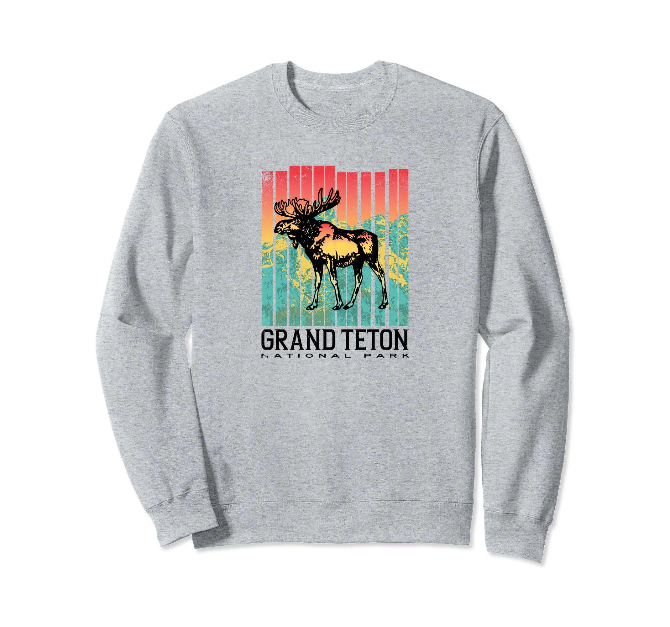 Grand Teton National Park Sweatshirt - Minimalist Print for Adults - T-Shirt, Sweatshirt, Hoodie