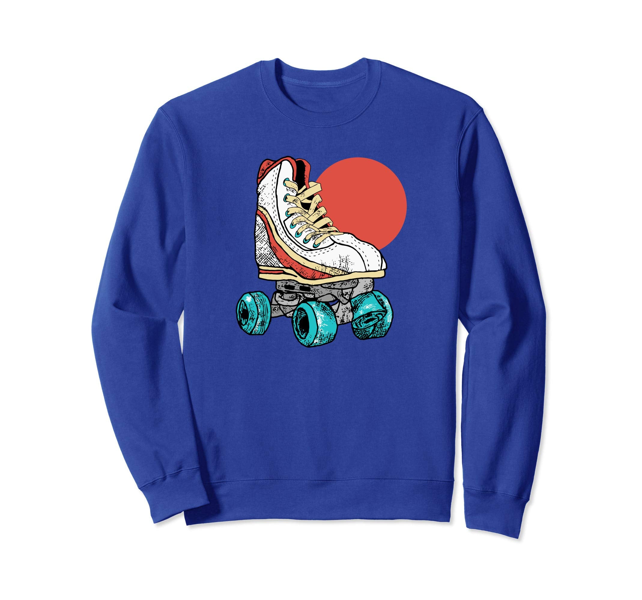 Minimalist Roller Skate Sun 70S Sweatshirt - Streetwear Style Men Women - T-Shirt, Sweatshirt, Hoodie