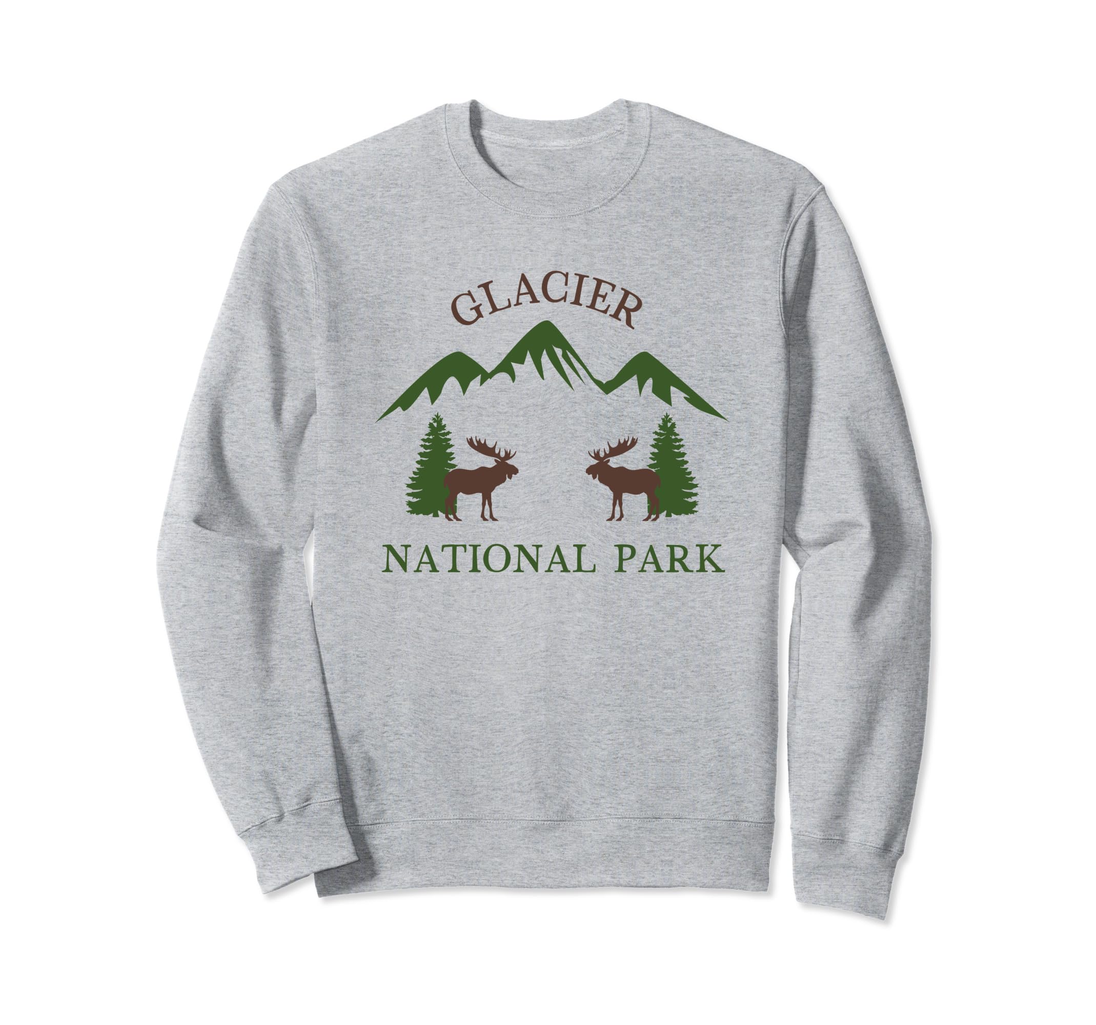 Glacier National Park Sweatshirt - Custom Art Print Unisex - T-Shirt, Sweatshirt, Hoodie