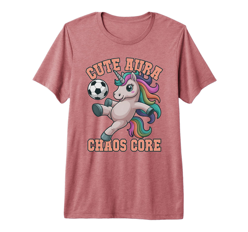 Soccer Unicorn Aura Chaos Core 67 T-Shirt - Aesthetic Graphic Men Women - T-Shirt, Sweatshirt, Hoodie