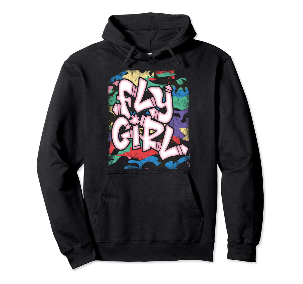 Fly 80S 90S Old School Camo B Hip Hop Hoodie - Custom Art Print for Adults - T-Shirt, Sweatshirt, Hoodie