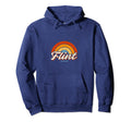 Flint Michigan Mi Rainbow 70S Hoodie - Custom Art Print Men Women - T-Shirt, Sweatshirt, Hoodie