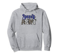 Soccer Aunt Leopard Blue Soccer Hoodie - Custom Art Print for Adults - T-Shirt, Sweatshirt, Hoodie