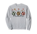 Soccer Mom Mama Wildflower Floral Sweatshirt - Graphic Print for Adults - T-Shirt, Sweatshirt, Hoodie