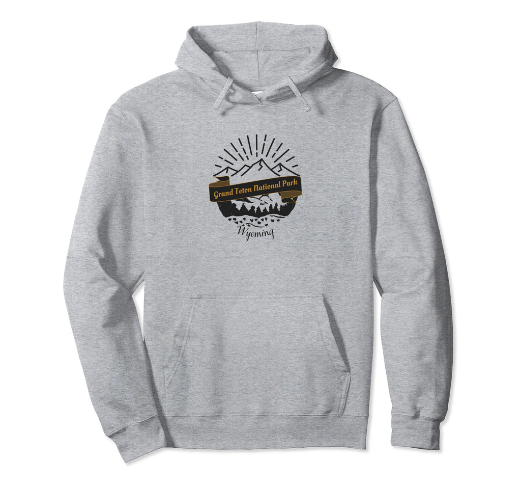 Grand Teton National Park Vacation Hoodie - Novelty Apparel for Adults - T-Shirt, Sweatshirt, Hoodie