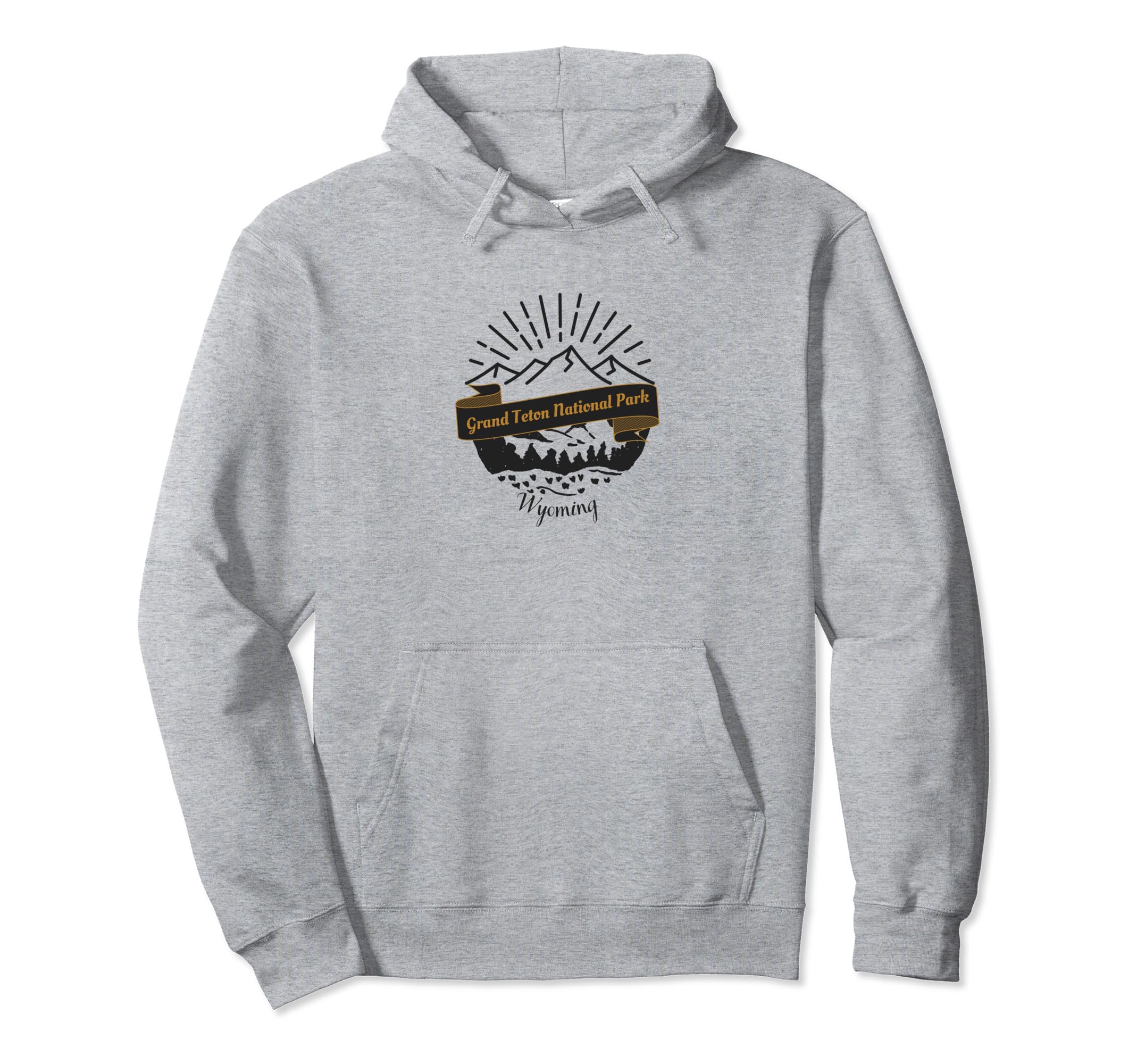 Grand Teton National Park Vacation Hoodie - Novelty Apparel for Adults - T-Shirt, Sweatshirt, Hoodie