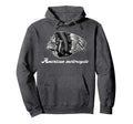 American Motorcycle Skull Native Indian Hoodie - Streetwear Style Unisex - T-Shirt, Sweatshirt, Hoodie