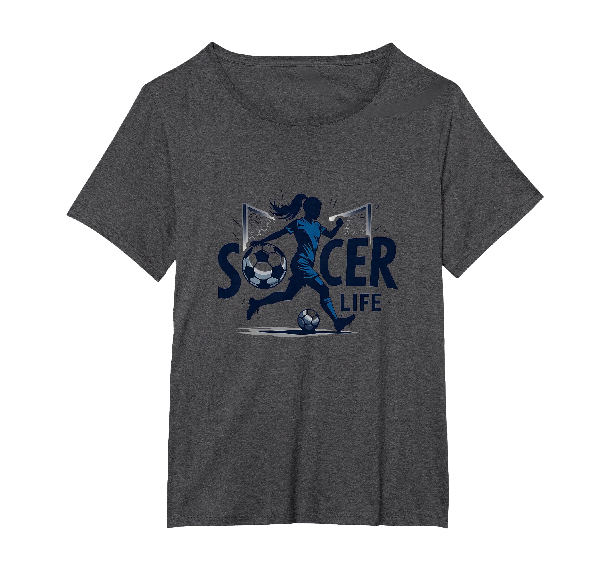 Soccer Is Life Womens Passion Beautiful T-Shirt - Minimalist Print Unisex - T-Shirt, Sweatshirt, Hoodie