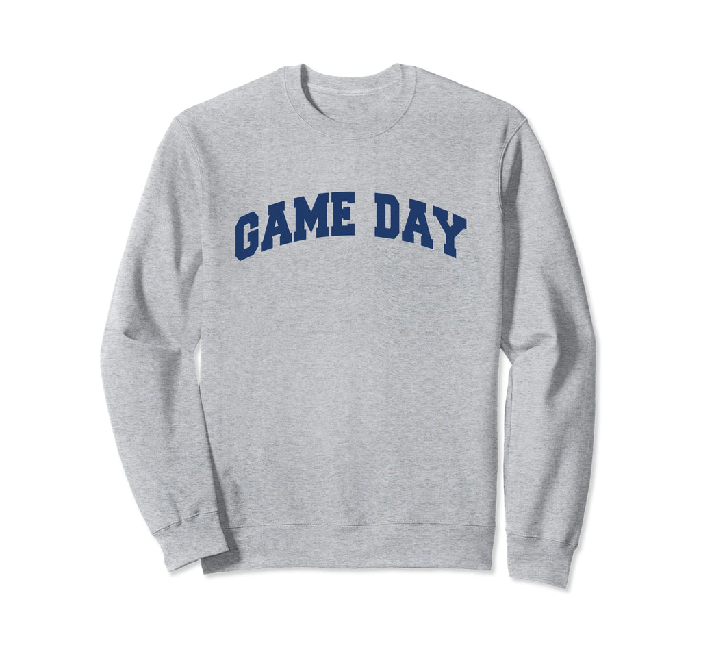 Varsity Grey Game Day Sweatshirt - Novelty Apparel for Adults - T-Shirt, Sweatshirt, Hoodie