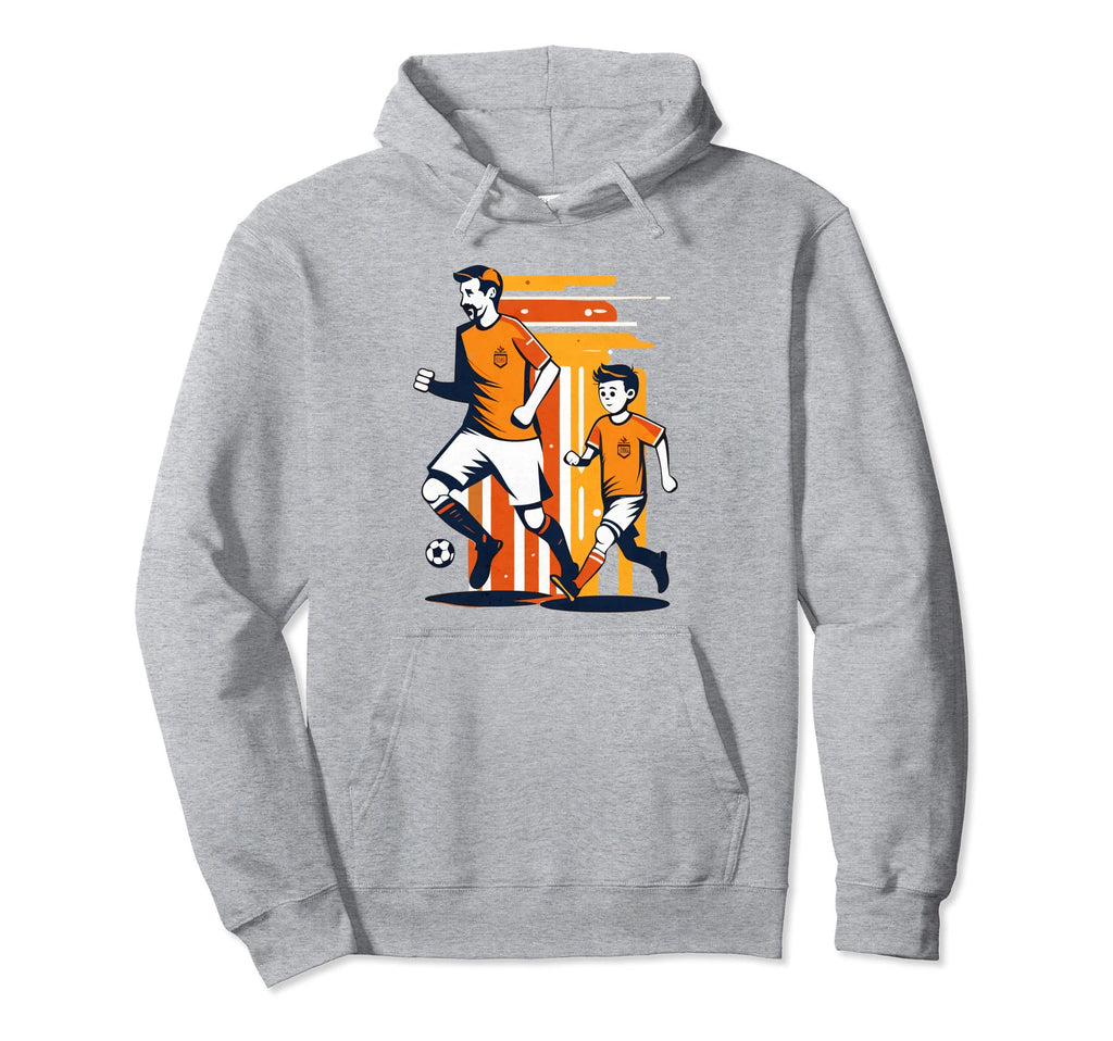 Colorful Sports Illustration Father And Hoodie - Aesthetic Graphic Unisex - T-Shirt, Sweatshirt, Hoodie