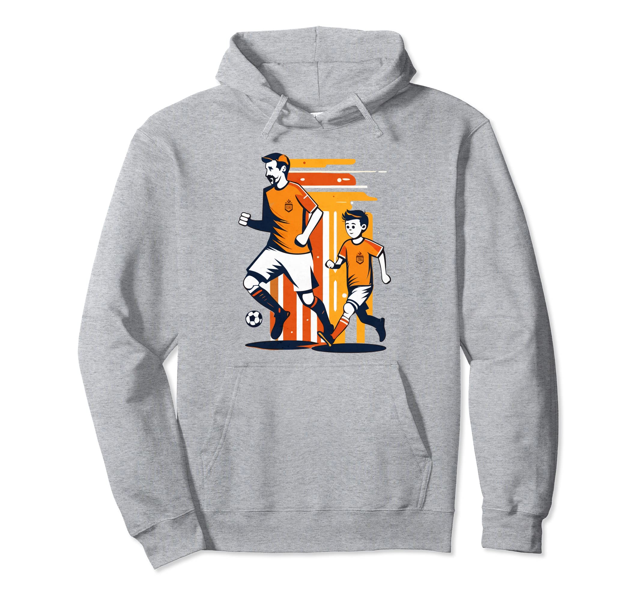 Colorful Sports Illustration Father And Hoodie - Aesthetic Graphic Unisex - T-Shirt, Sweatshirt, Hoodie