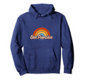 San Francisco California Ca Rainbow 70S Hoodie - Trendy Graphic Unisex - T-Shirt, Sweatshirt, Hoodie