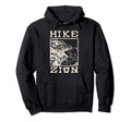 Zion National Park Hiking Trail Utah Moab Hoodie - Minimalist Print Unisex - T-Shirt, Sweatshirt, Hoodie