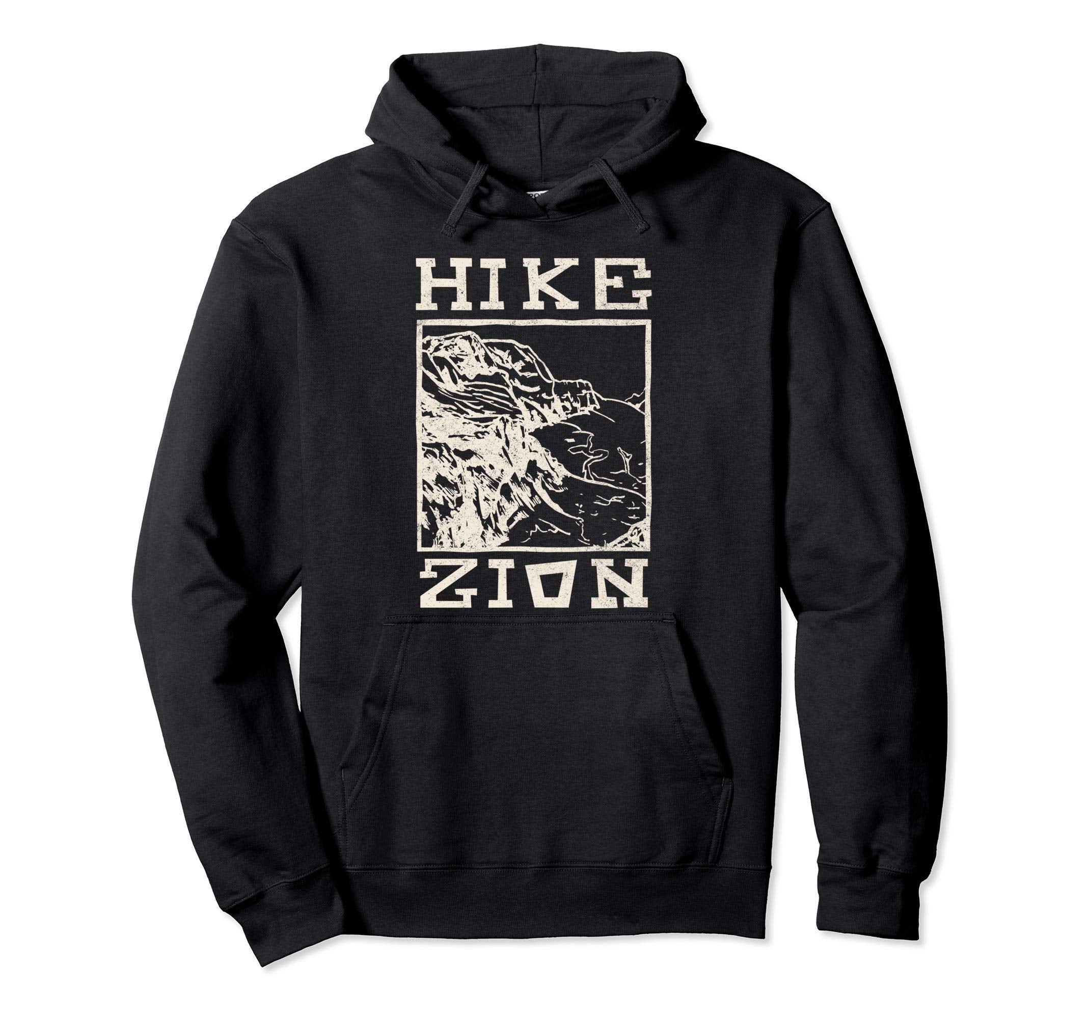 Zion National Park Hiking Trail Utah Moab Hoodie - Minimalist Print Unisex - T-Shirt, Sweatshirt, Hoodie