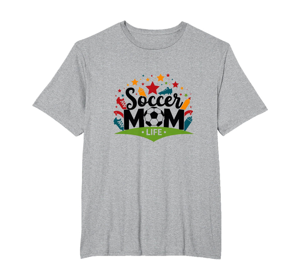 Soccer Mom Life Womens Sports Parent T-Shirt - Custom Art Print Unisex - T-Shirt, Sweatshirt, Hoodie