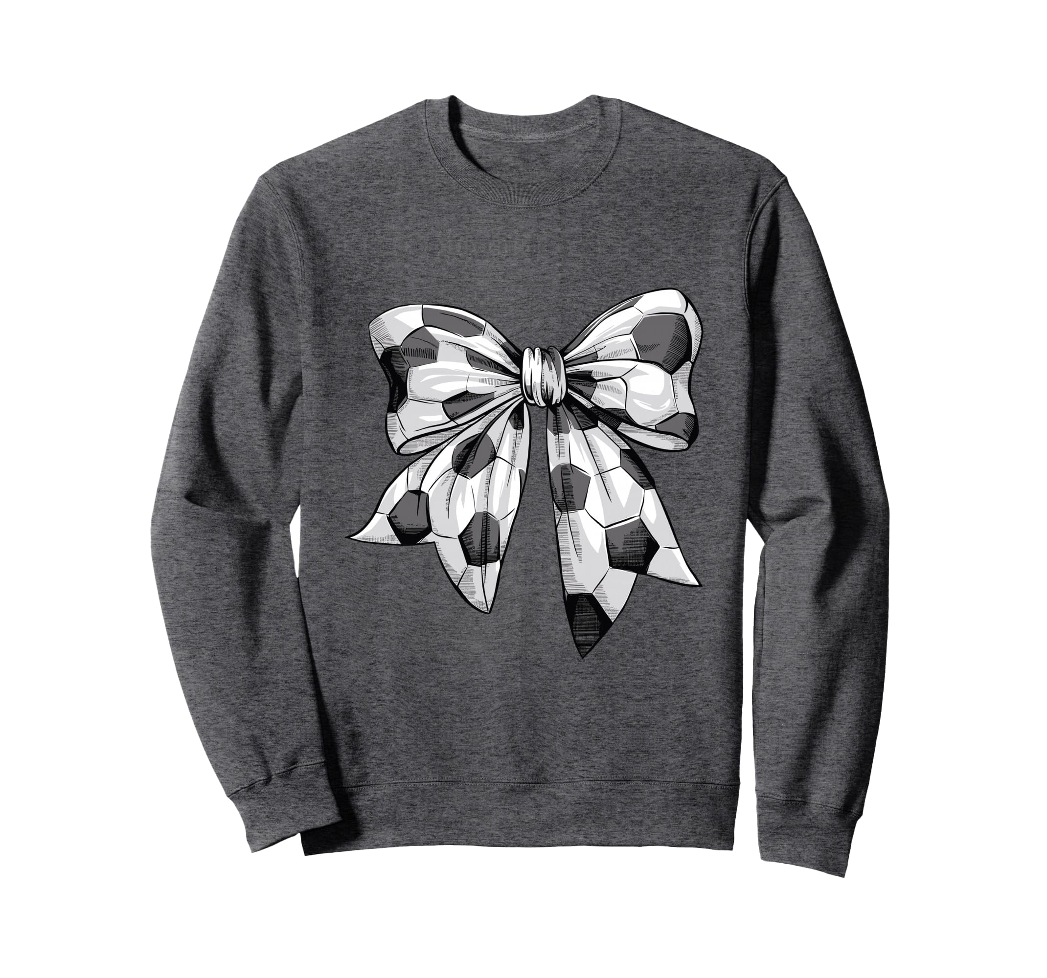 Coquette Bow Soccer Ball Mom Life Sweatshirt - Aesthetic Graphic Men Women - T-Shirt, Sweatshirt, Hoodie