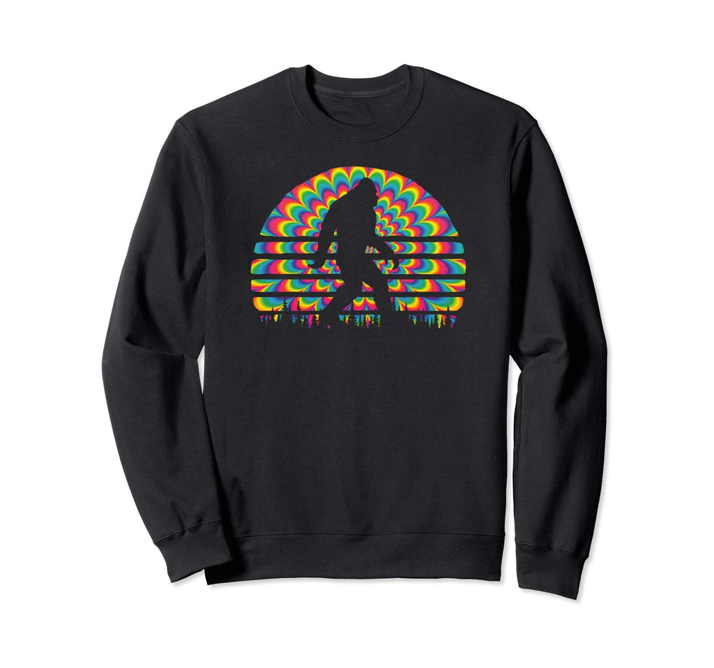 Psychedelic Sixties Bigfoot Hippy Sweatshirt - Graphic Print Unisex - T-Shirt, Sweatshirt, Hoodie