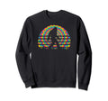 Psychedelic Sixties Bigfoot Hippy Sweatshirt - Graphic Print Unisex - T-Shirt, Sweatshirt, Hoodie
