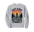 Just Who Loves National Parks Nature Sweatshirt - Trendy Graphic Men Women - T-Shirt, Sweatshirt, Hoodie