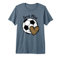 Soccer Mimi Grandma Heart Mimi Soccer T-Shirt - Custom Art Print Unisex - T-Shirt, Sweatshirt, Hoodie
