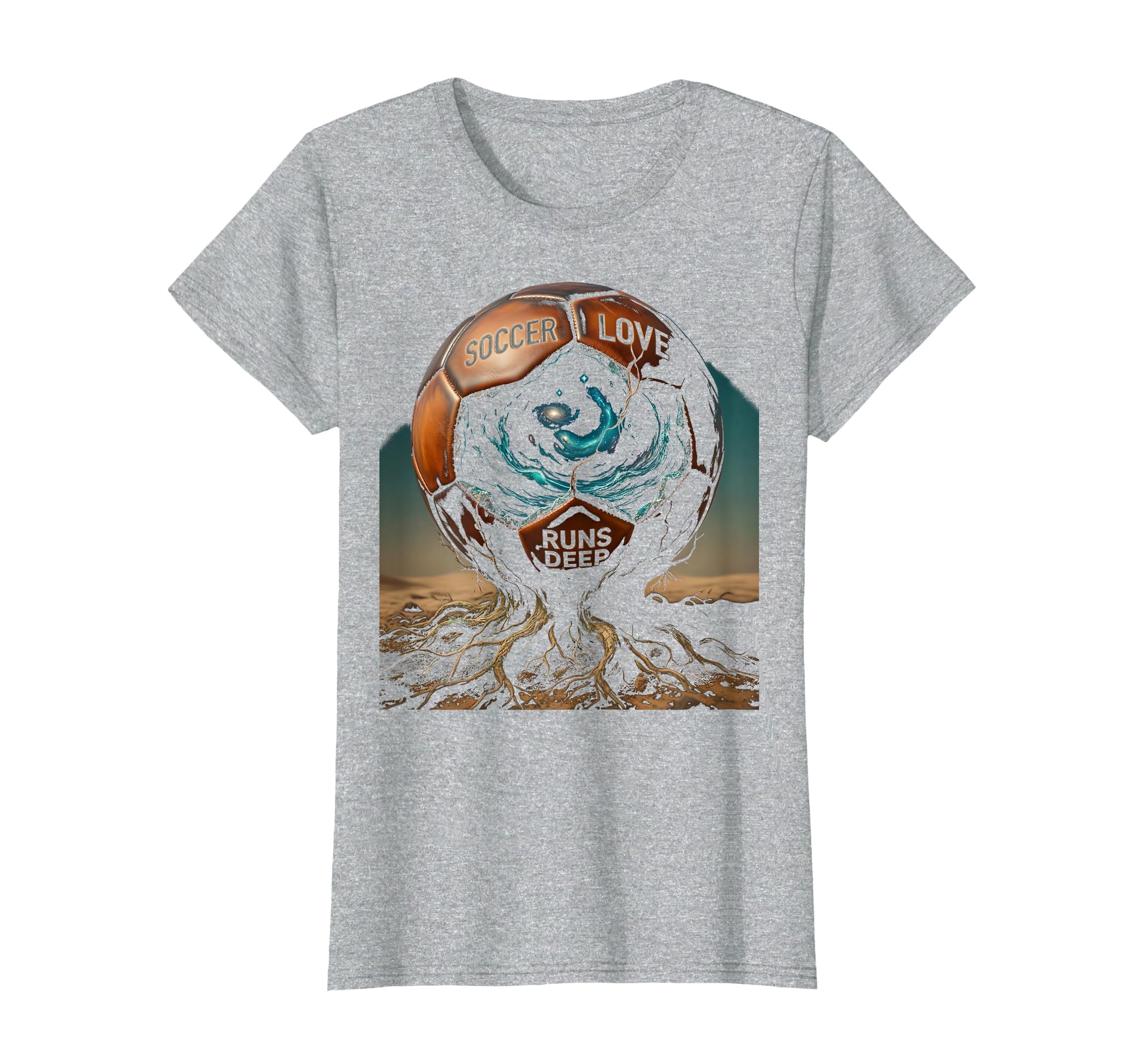 Soccer Love Runs Deep Passionate Fan T-Shirt - Unique Graphic Unisex - T-Shirt, Sweatshirt, Hoodie