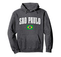 Sao Paulo Brazil Brasilian Flag Brasil Hoodie - Novelty Apparel Men Women - T-Shirt, Sweatshirt, Hoodie